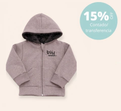 Campera con capucha (gris)