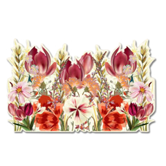 AMERICANO LENA FLOWERS UN MEDIDA 48X31 (APROX) UN