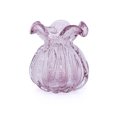 VASO MURANO ROSA CLARO 10x11