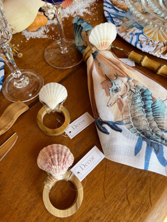 PORTA GUARDANAPO CONCHAS SEA - Decor And Home