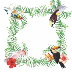 GUARDANAPO TROPICAL PASSAROS UN - comprar online