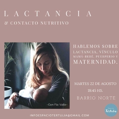 Charla de Lactancia y Contacto Nutritivo