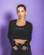 Crop Top Juna Black en internet