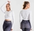 Crop Top White and Balck
