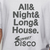 Camiseta Premium corte a fio, Sunset Disco | House Music All Nigh Long