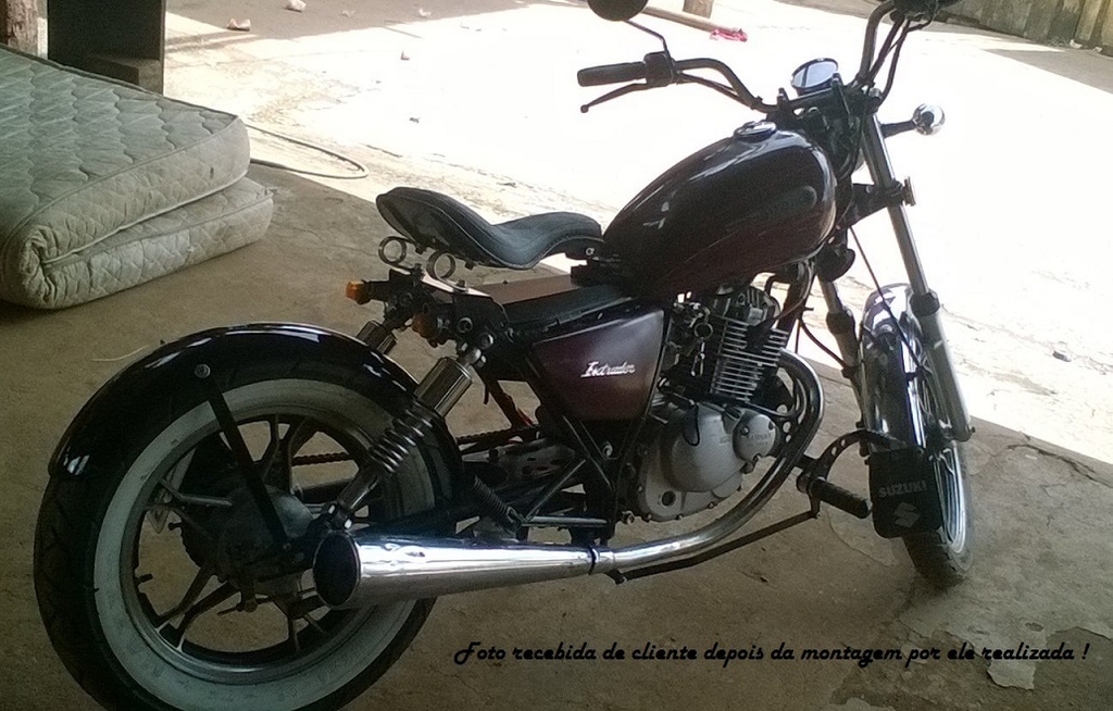 Suzuki Intruder 125 Cafe  Intruder 125, Intruder 125 customizada