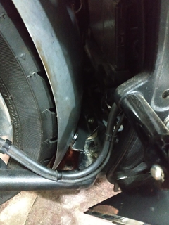 Imagem do Kit Paralamas Traseiro para pneu 200mm Harley Davidson Blackline