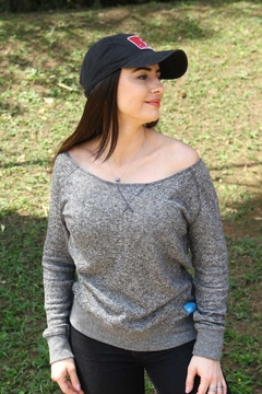BLUSA SOUL MEZCLA DECOTE CANOA - loja online