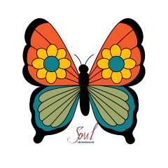 Imagem do Moletom Butterfly integrante de nossa linha especial Psychedelic Dreams