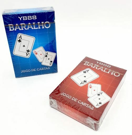 Jogo De Cartas Baralho Com 54 Cartas - Vermelho