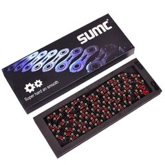 cadena sumc sx12sl 12 vel negra y roja 126l
