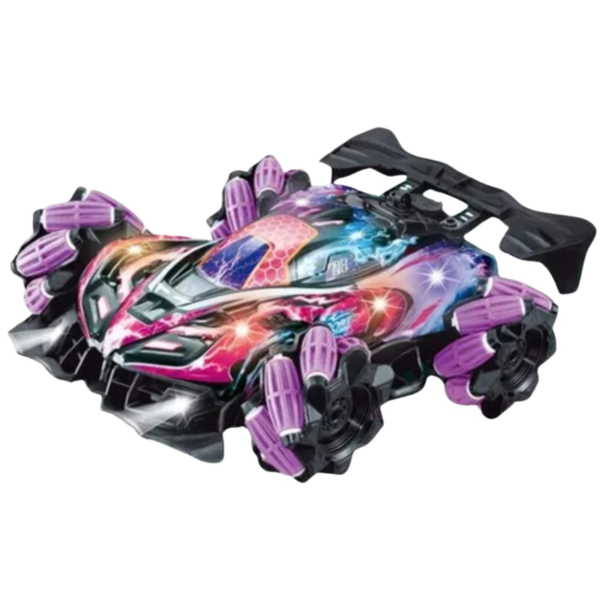 Comprar Carro Racer Twisting Luz Vapor a Control Remoto Super Drift. El Carro Racer Twisting Luz Vapor a Control Remoto Super Drift es el juguete perfecto para los amantes de la velocidad y las acrobacias emocionantes. Este increíble auto combina luces, vapor y habilidades de drifting, convirtiéndolo en una experiencia única de conducción a control remoto. En Onlineshoppingcenterg, te ofrecemos la mejor opción para adquirir este espectacular carro.  ¿Qué hace especial al Carro Racer Twisting Luz Vapor? El Carro Racer Twisting Luz Vapor a Control Remoto Super Drift no es un juguete cualquiera. Este modelo ha sido diseñado para quienes buscan diversión al máximo nivel con características innovadoras:  Características principales: Luces LED dinámicas: Ilumina el camino con efectos de luz que hacen cada carrera más emocionante. Función de vapor: Simula el efecto de un auto real en plena acción. Drifting profesional: Realiza giros y derrapes espectaculares con facilidad. Control remoto avanzado: Su tecnología permite un manejo preciso y fácil. Diseño robusto y resistente: Ideal para terrenos diversos, perfecto tanto para interiores como exteriores. Beneficios de los carros de drift a control remoto 1. Entretenimiento garantizado Un carro drift control remoto brinda horas de diversión. Sus derrapes y giros impresionantes cautivan tanto a niños como a adultos.