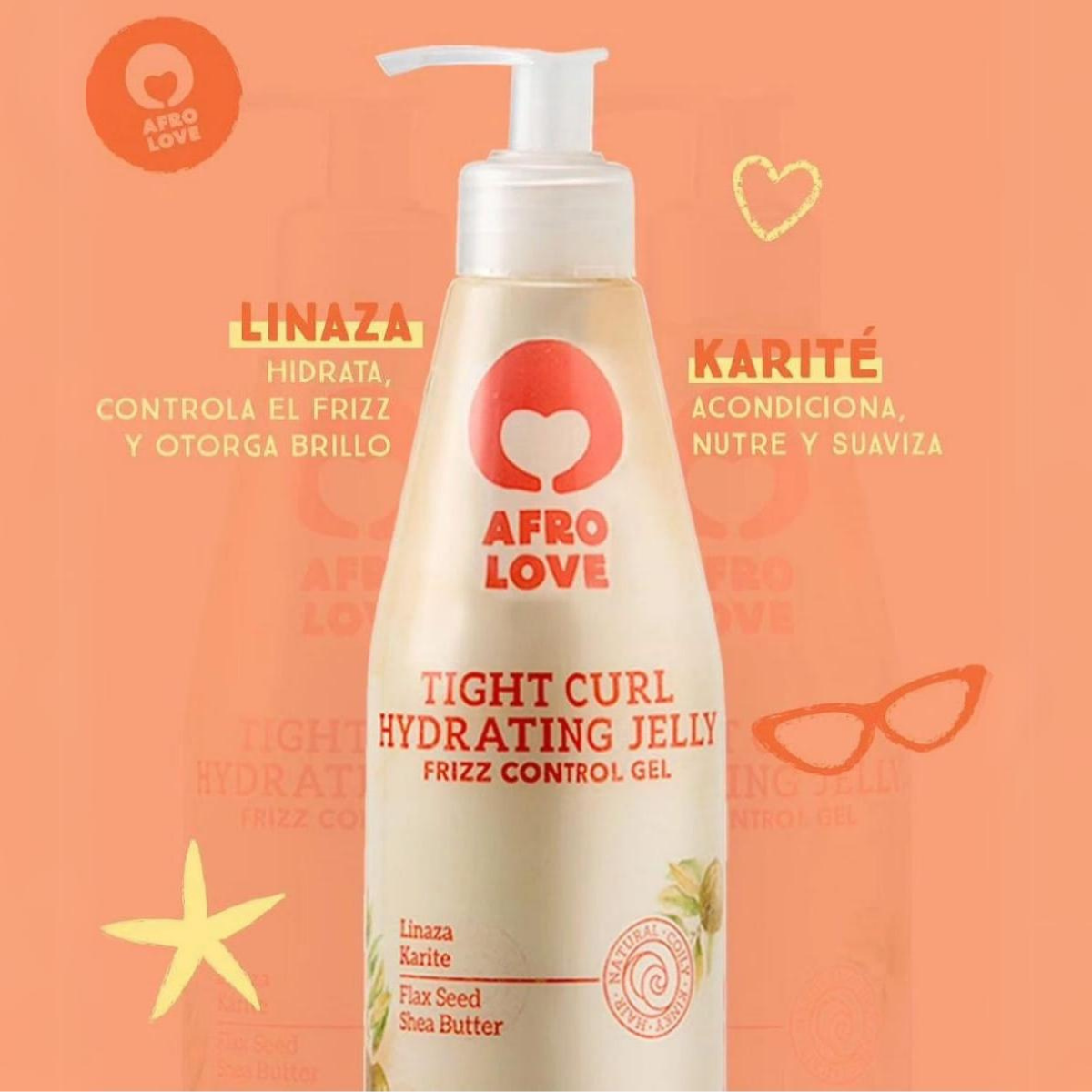 gel afro love linazaTigth curl hidrating jelly 290ml comprar en onlineshoppingcenterg Colombia centro de compras en linea osc 3