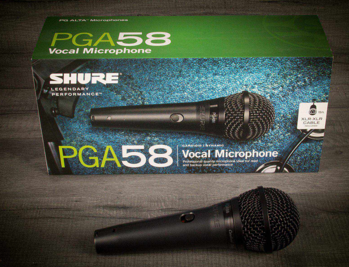 Micrófono Shure PG58 LC Profesional