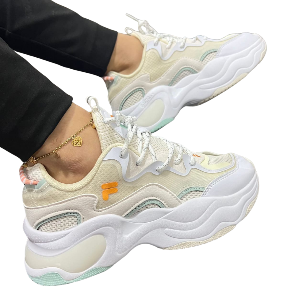 Sneakers Tenis Fila Sola Alta Tenis Fila Mujer Ultima Coleccion Sales - Main Image