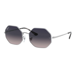 Rayban 1972 Octagon Plateado Polarizado