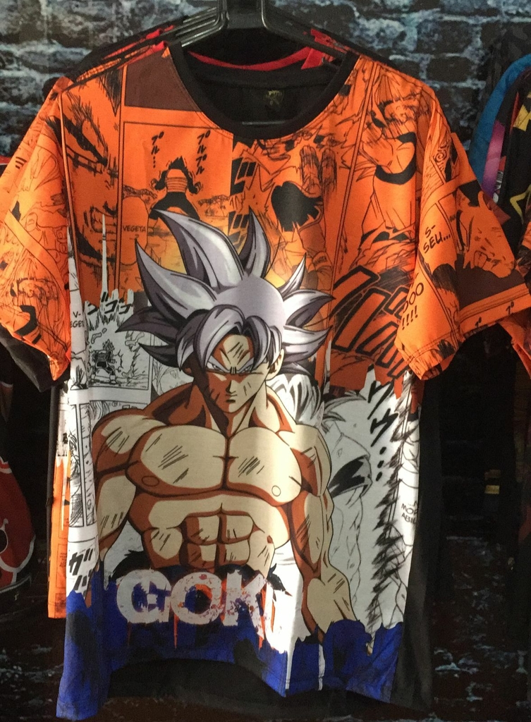 CAMISETA GOKU - INSTINTO SUPERIOR - Filho Prodigo