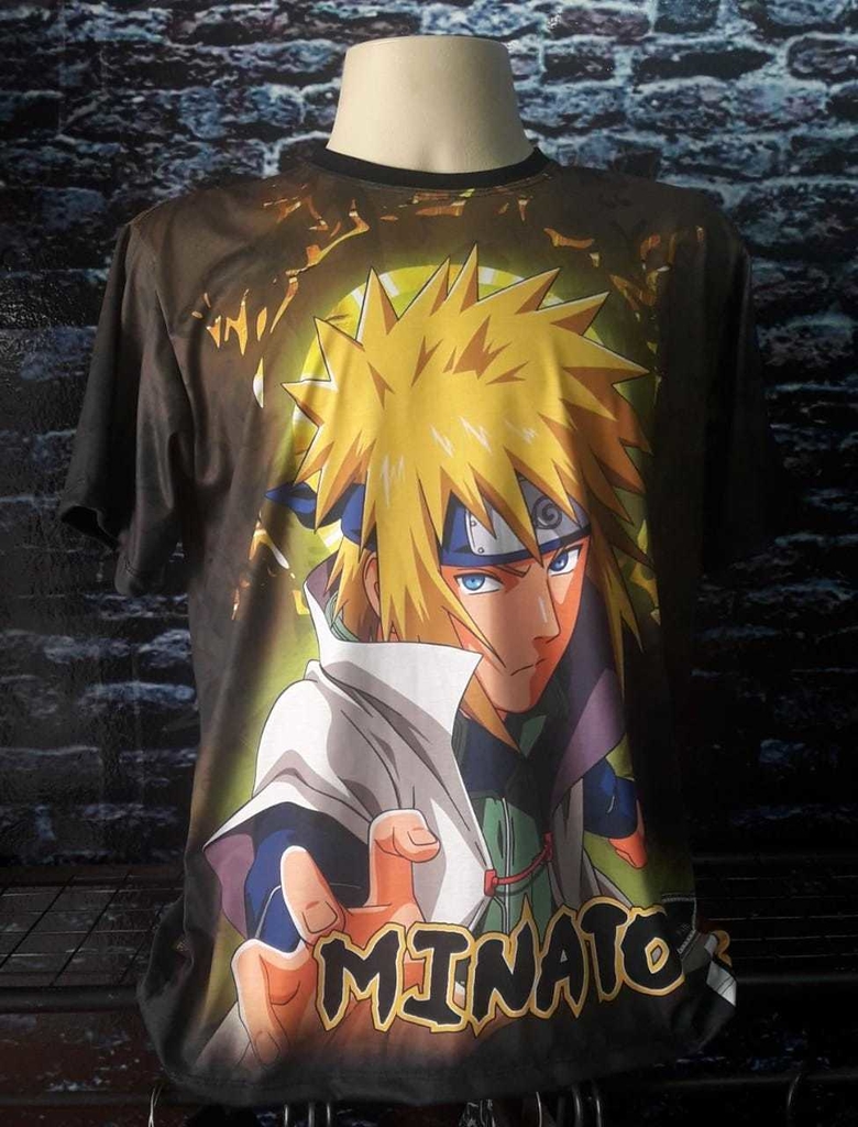 Camiseta Camisa Personalizada Anime Naruto Minato Hd 01