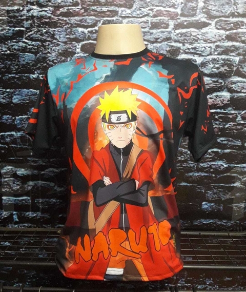 Camiseta Naruto Rasengan Hokage Infantil e Adulto