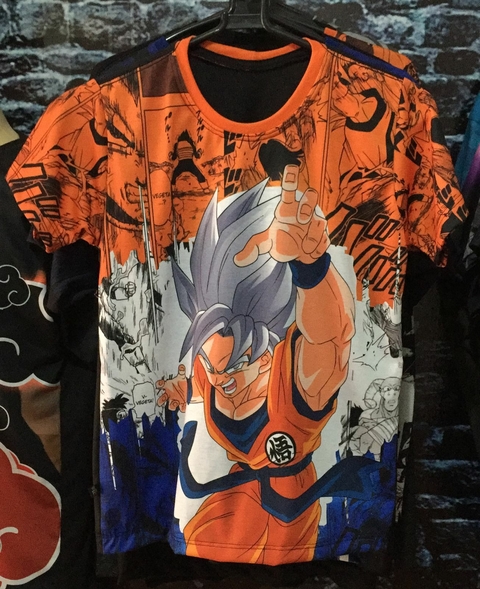 Kit Tal Pai Tal Filho Body E Camiseta Dragon Ball Z Goku