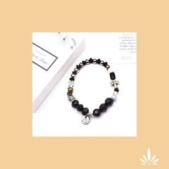 PULSERA VIDA DE JESÚS (color negro)