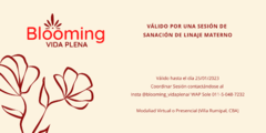 INVITACIÓN A SESIÓN DE SANACIÓN DE LINAJE FEMENINO