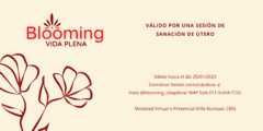 INVITACIÓN SIN CARGO A UNA SESIÓN DE SANACIÓN DE ÚTERO