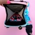 Porta Celular Billetera Celeste Rosa - comprar online