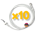 Pack x10 Cable Repuesto Apple Magsafe 1 - Modelo 04