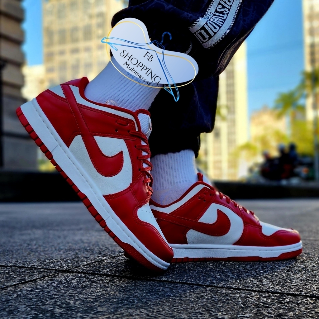 red and white nike sb dunks