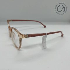 ARMAÇÃO LOUI LARANJA HASTE ROSA (6579) - comprar online