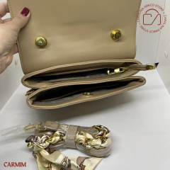 BOLSA FLOR APRICOT (06029A) - Carolina Areco Store