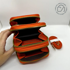 BOLSA CARTEIRA LARANJA FEMININA (LR001) na internet