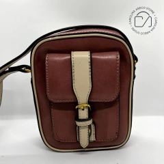 BOLSA VERMELHO TIJOLO PEQUENA TIRACOLO (MM056)