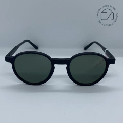 ÓCULOS DE SOL REDONDO - PRETO FOSCO OM50138