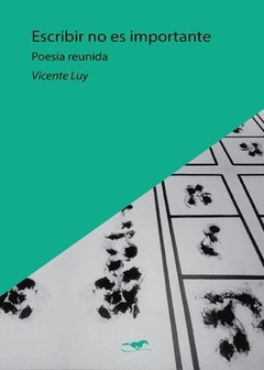 ESCRIBIR NO ES IMPORTANTE. POESÍA REUNIDA de Vicente Luy