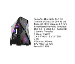 Gabinete KANJI GAMER Z820 Vidrio Templado - comprar online