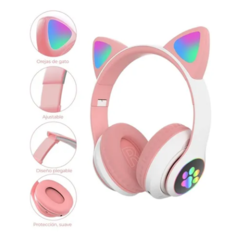 Imagen de Auriculares con Orejas TMAR1367 Inalámbricos Negro/Blanco/Rosa/Violeta
