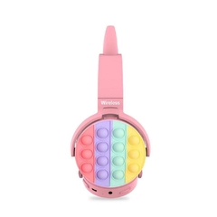 Auriculares con Orejas CAT EAR SY-950 Inalámbricos Rosa/Verde - tienda online