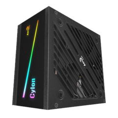 Fuente Aerocool Cylon 500W RGB 80 Plus Bronce - comprar online