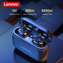 AURICULARES IN EAR BLUETOOTH LENOVO HT-18 BLACK en internet