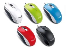 Mouse Genius DX-120 Negro/Blanco/Rojo/Celeste/Verde