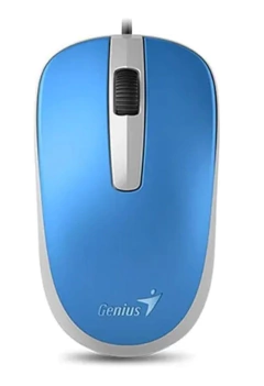 Imagen de Mouse Genius DX-120 Negro/Blanco/Rojo/Celeste/Verde