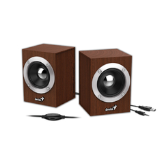 Parlantes Genius SP-HF280 6W USB Wood en internet