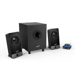 PARLANTES GENIUS SW-2.1 300X 10W BLACK - comprar online