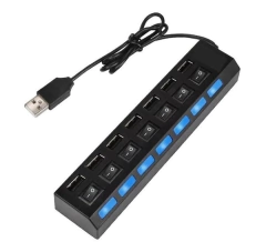HUB USB SEISA CQT-H072 7 PUERTOS EXTENSIÓN MULTIPLICADOR