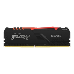 MEMORIA RAM Kingston FURY BEAST RGB 16GB DDR4 3200MHZ - comprar online
