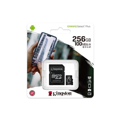 Tarjeta De Memoria Kingston 256GB microSD Canvas Select Plus