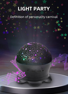 Parlante y Velador de Estrellas Light Party SY-668 - comprar online