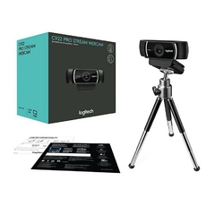 WEBCAM LOGITECH C922 PRO HD STREAM 1080p - tienda online